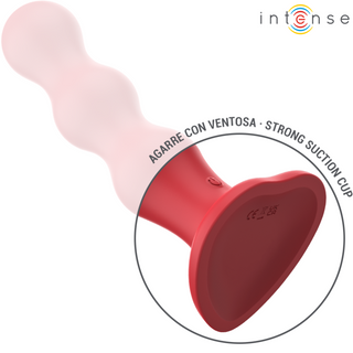 INTENSE - CODY VIBRATEUR AVEC VENTOUSES, TÉLÉCOMMANDE ROUGE