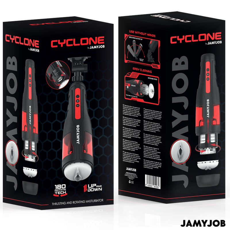Cyclone - Automatischer Vagina Masturbator mit 10 Rotations- und Stoßmodi - Love-union.de