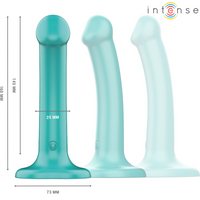 INTENSE - KATIE VIBRATEUR À VENTOUSES 10 VIBRATIONS TÉLÉCOMMANDE BLEUE