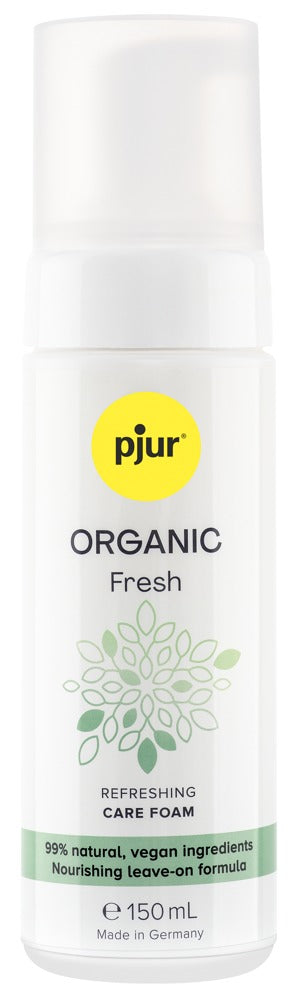 pjur | ORGANIC Fresh – Sanfter Intim-Reinigungsschaum, 99 % natürliche Inhaltsstoffe