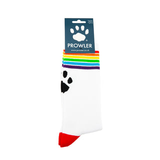 PROWLER PRIDE SOCKS WHITE